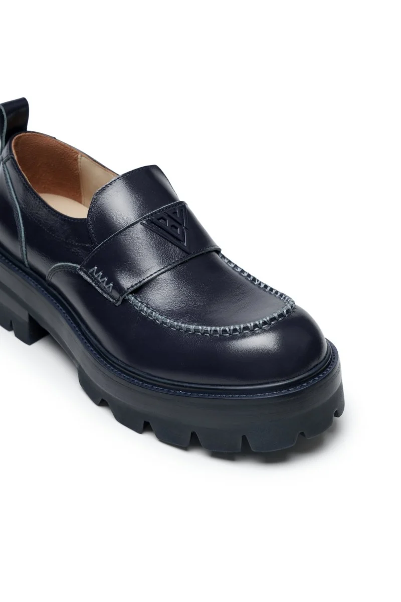 Valabasas Reigi Loafer Men's Shoes Navy - Image 3