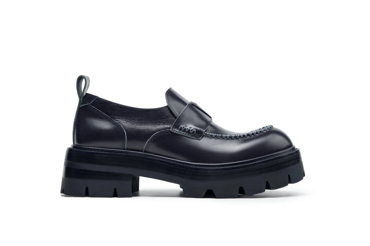 Valabasas Reigi Loafer Men's Shoes Navy - Image 5