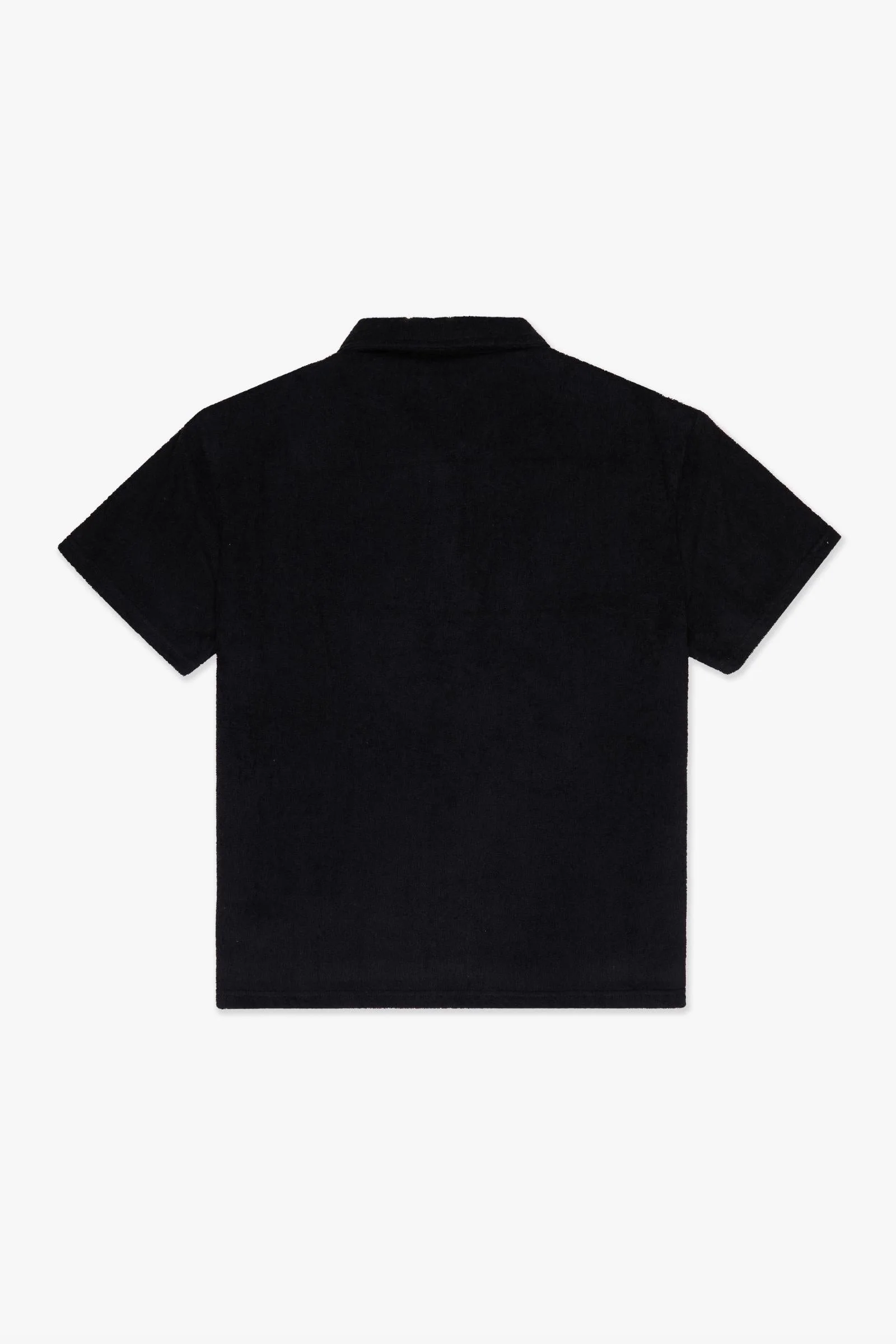 Silnt Chptrs Relevant Polo Shirt - Terry Cloth Black - Image 4