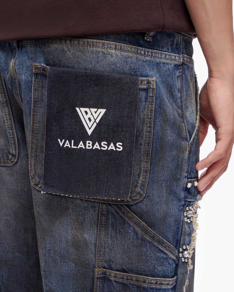 Resident Denim Shorts Dirty Blue - Image 3