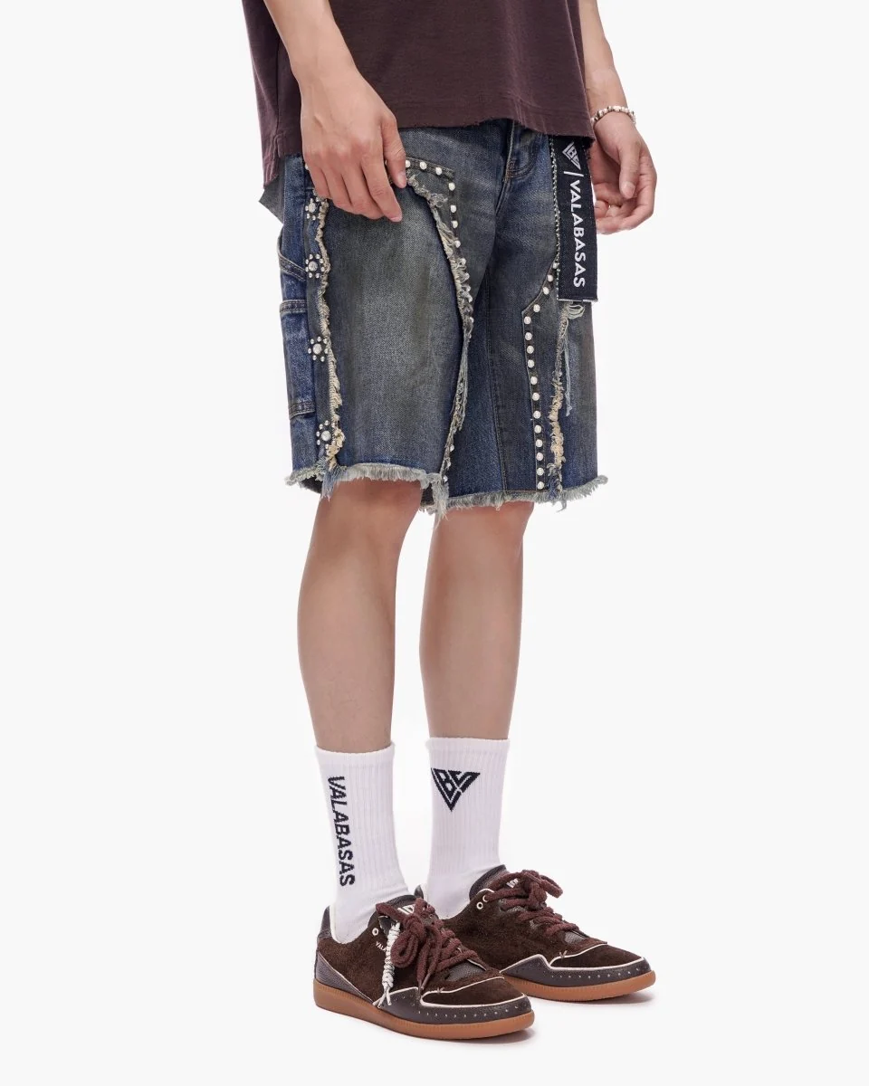 Resident Denim Shorts Dirty Blue - Image 5