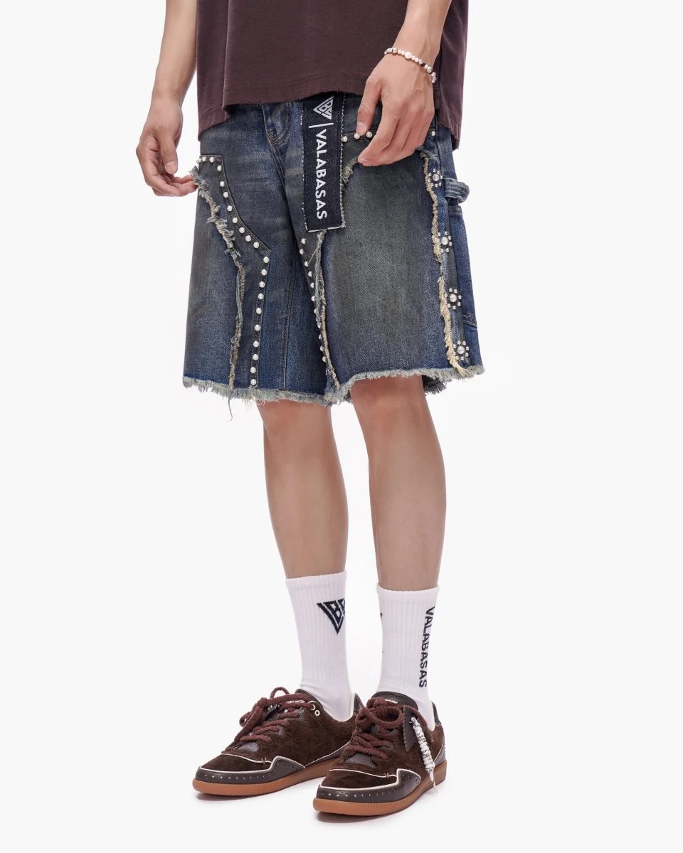 Resident Denim Shorts Dirty Blue - Image 6