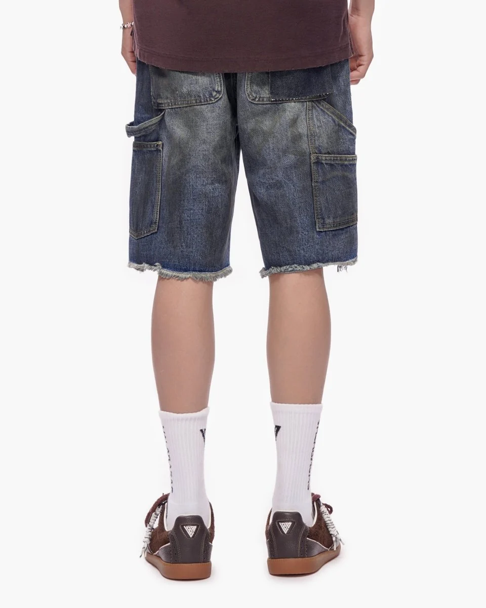 Resident Denim Shorts Dirty Blue - Image 7
