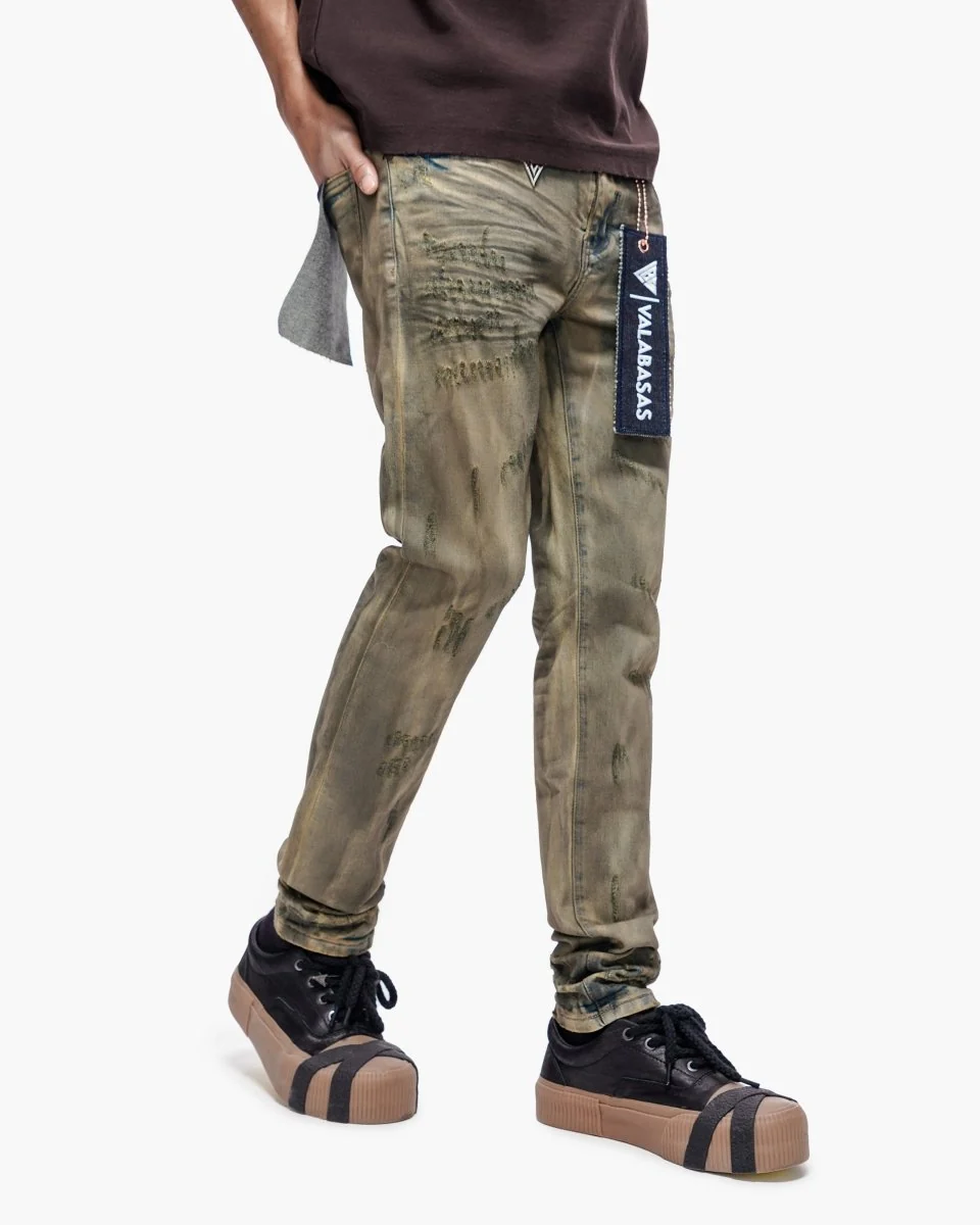 Valabasas Vintage Skinny Jeans - Distressed - Image 6