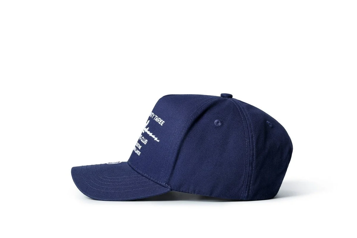 Vala De Labasas Rinato Trucker Hat Navy - Image 3