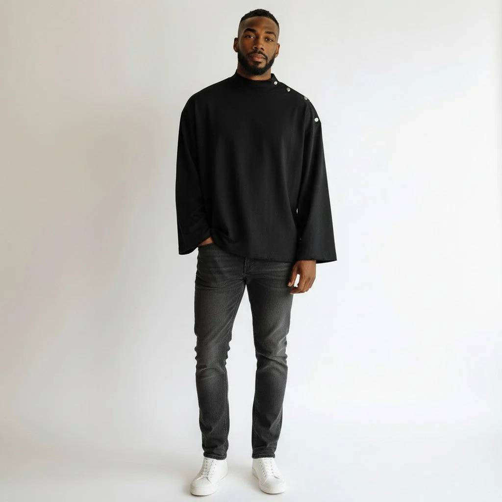 Silnt Chptrs Rockstar Sweater - Studded Black - Image 3