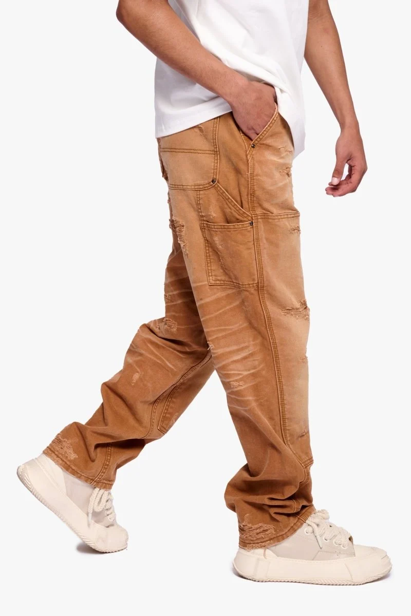 Valabasas Rookie Straight Jeans Brown Wash - Image 5