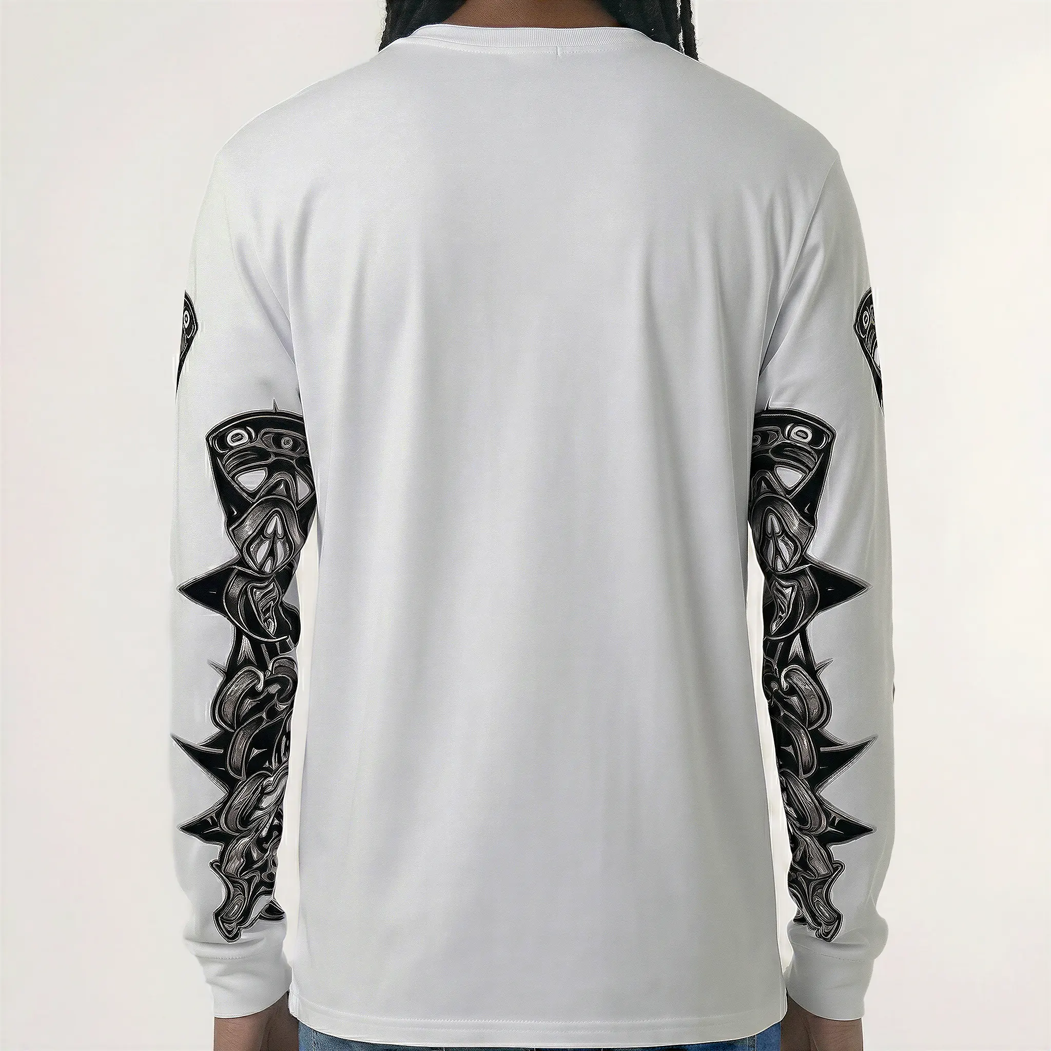 Red Poppy Monster Sweatshirt - Graphic - Image 2