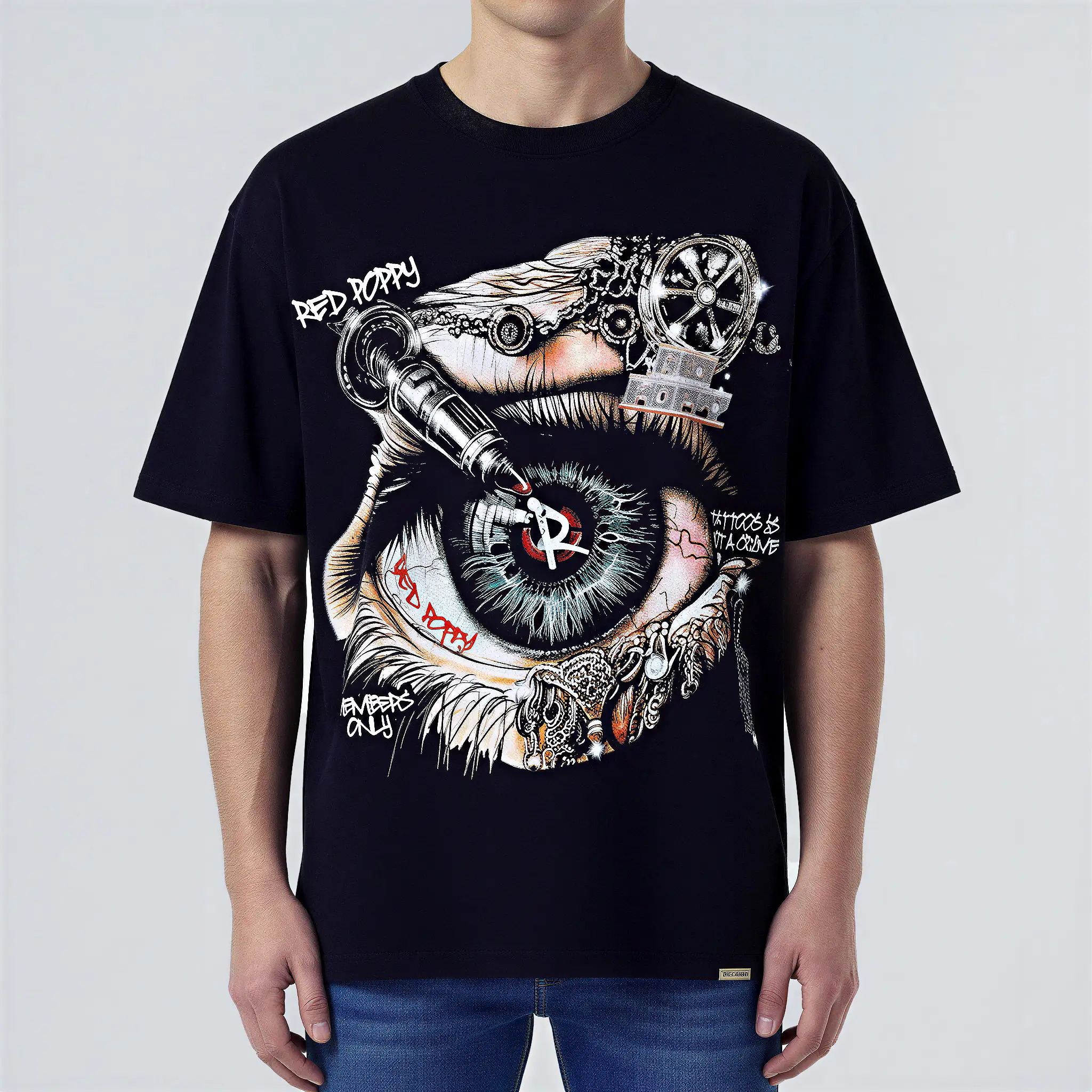 Red Poppy Eye T-Shirt - Graphic