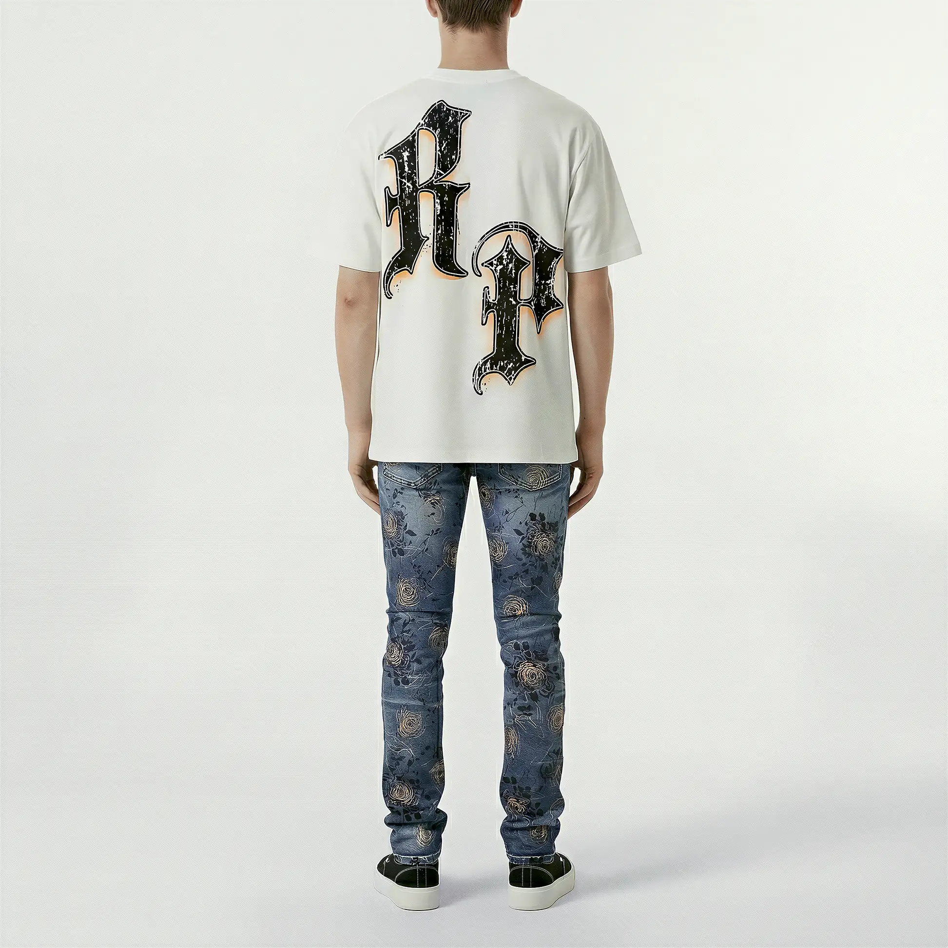 Red Poppy Eye T-Shirt - Graphic - Image 4