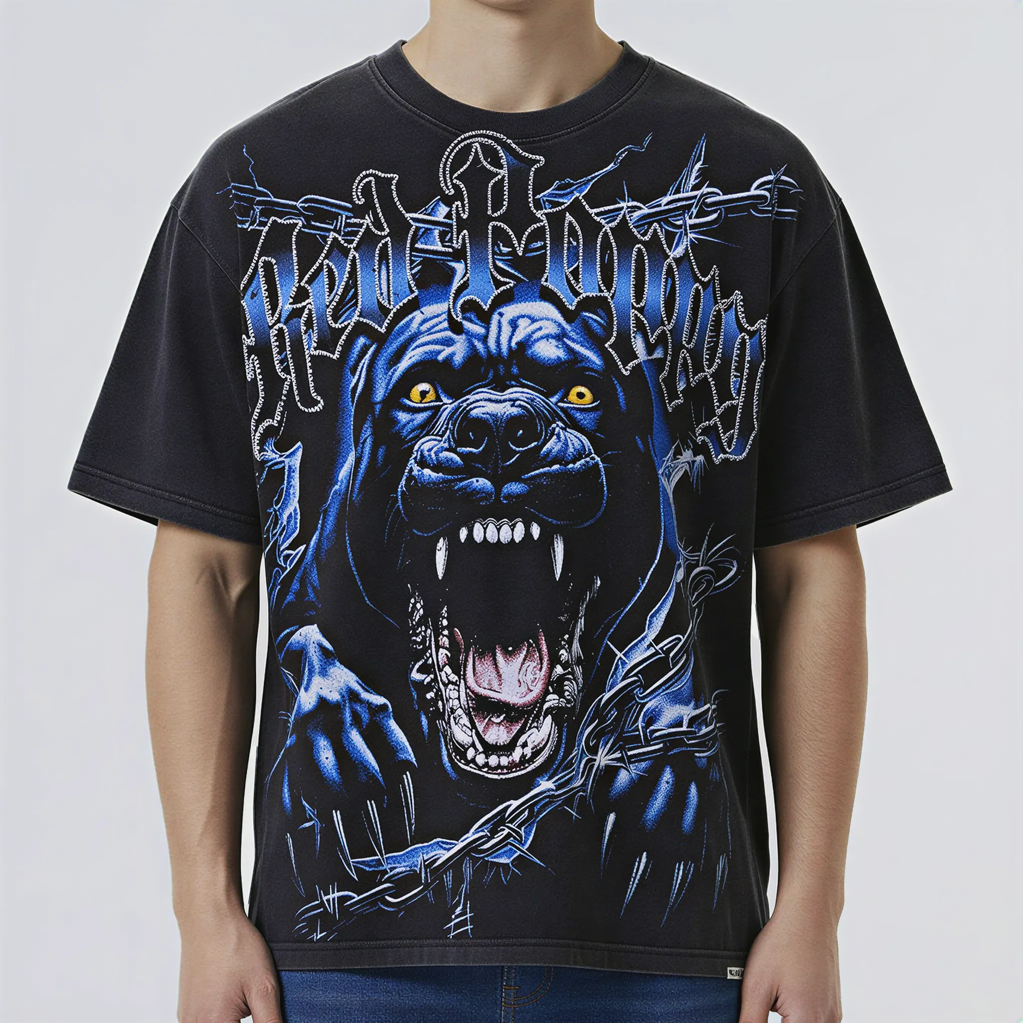 Red Poppy Panther T-Shirt - Graphic