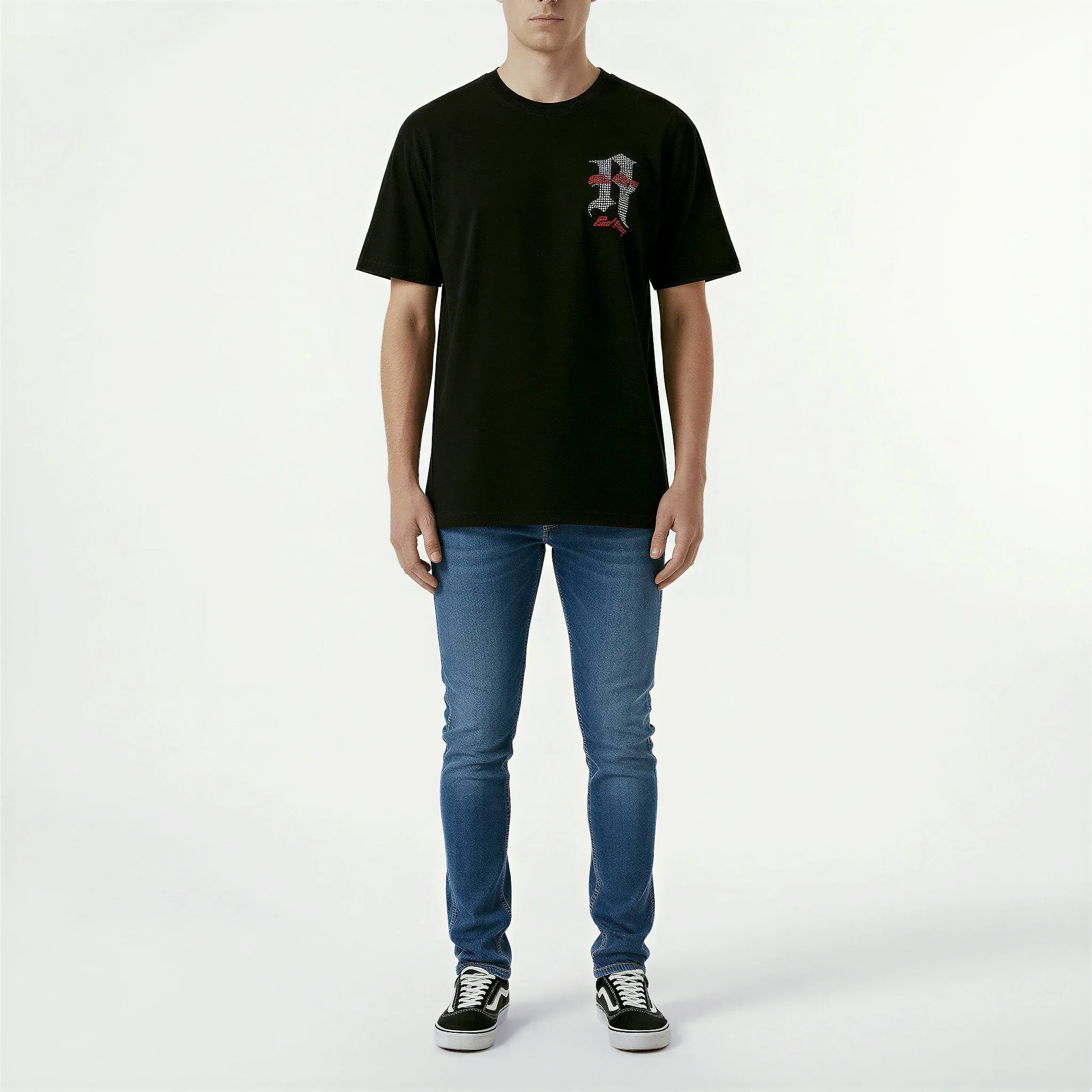 Red Poppy Logo T-Shirt - Embroidered - Image 3
