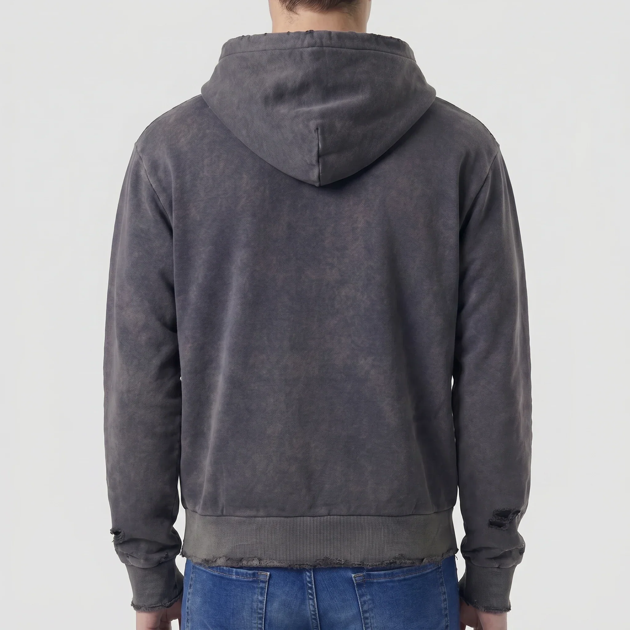 Red Poppy Dare Hoodie - Distressed - Image 2