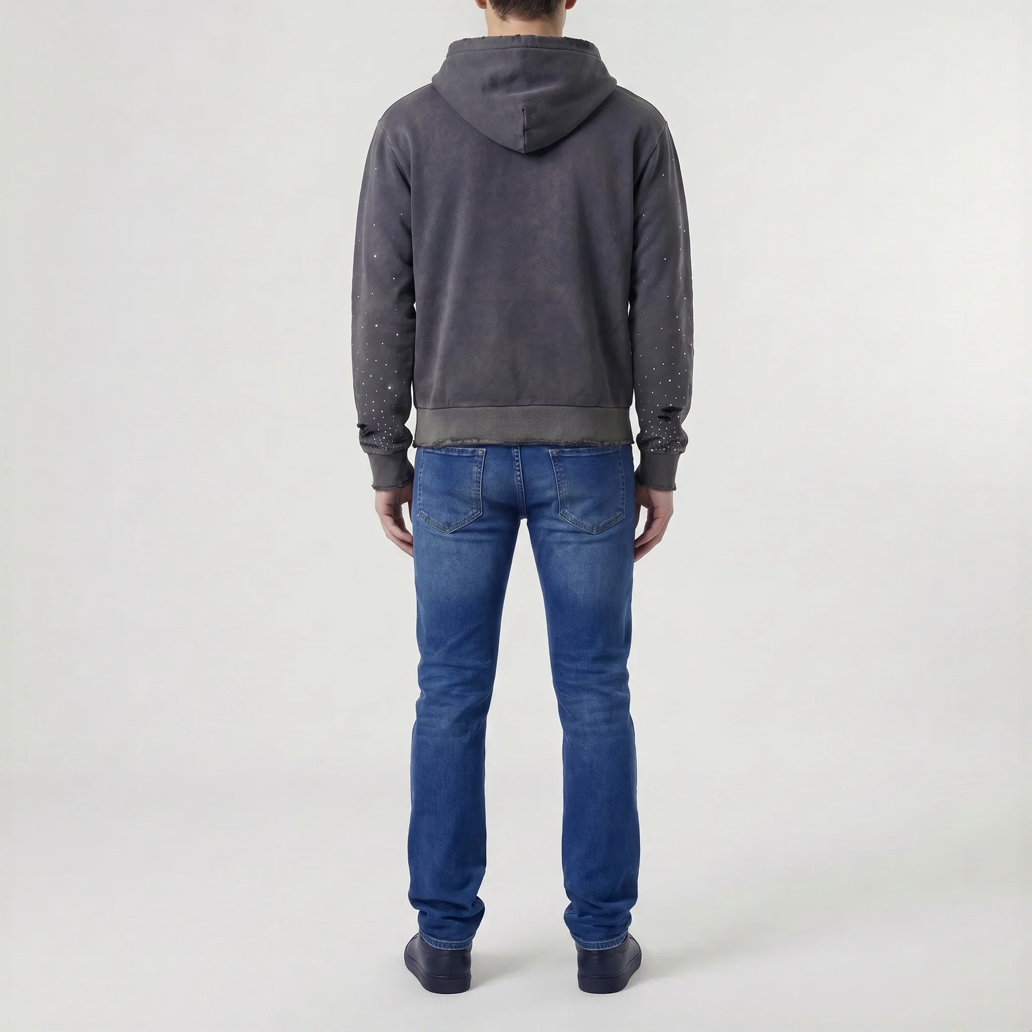 Red Poppy Dare Hoodie - Distressed - Image 4