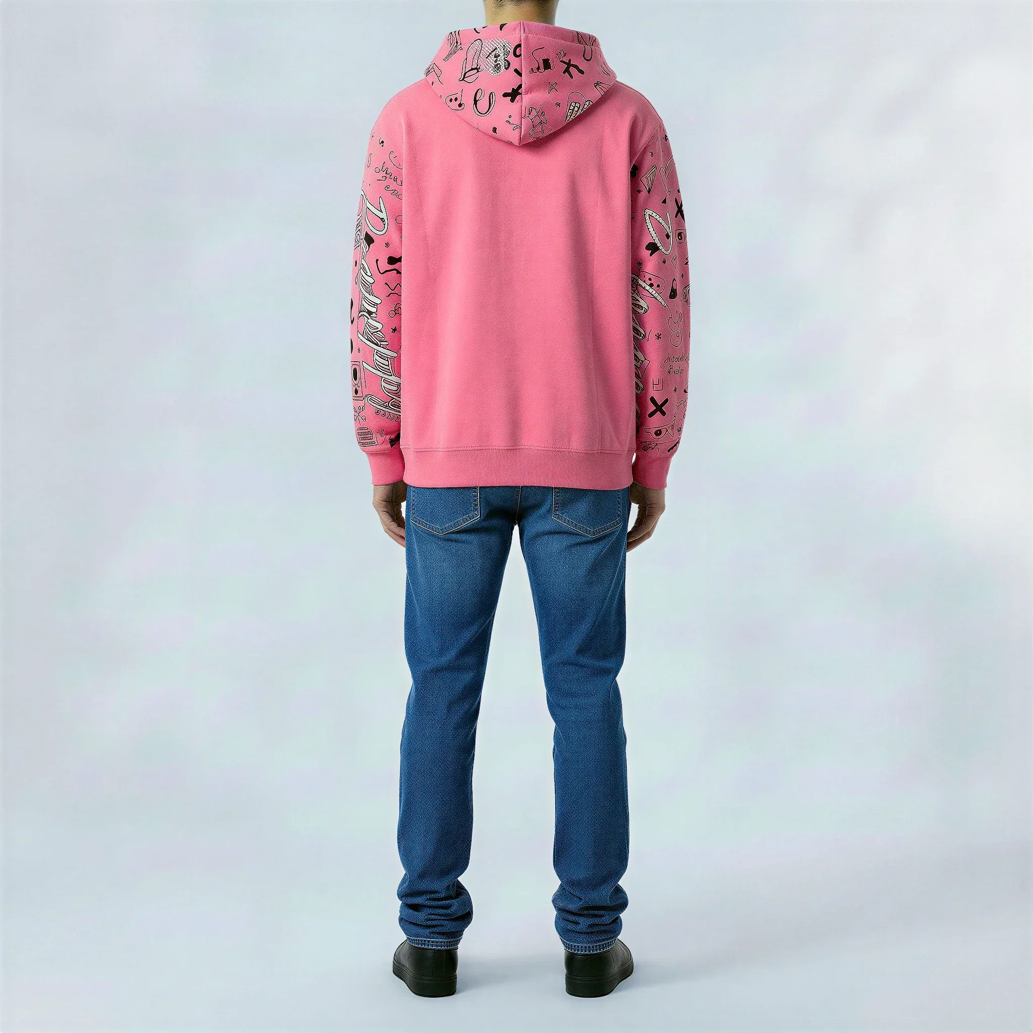 Red Poppy Liberty Hoodie - Graphic - Image 4