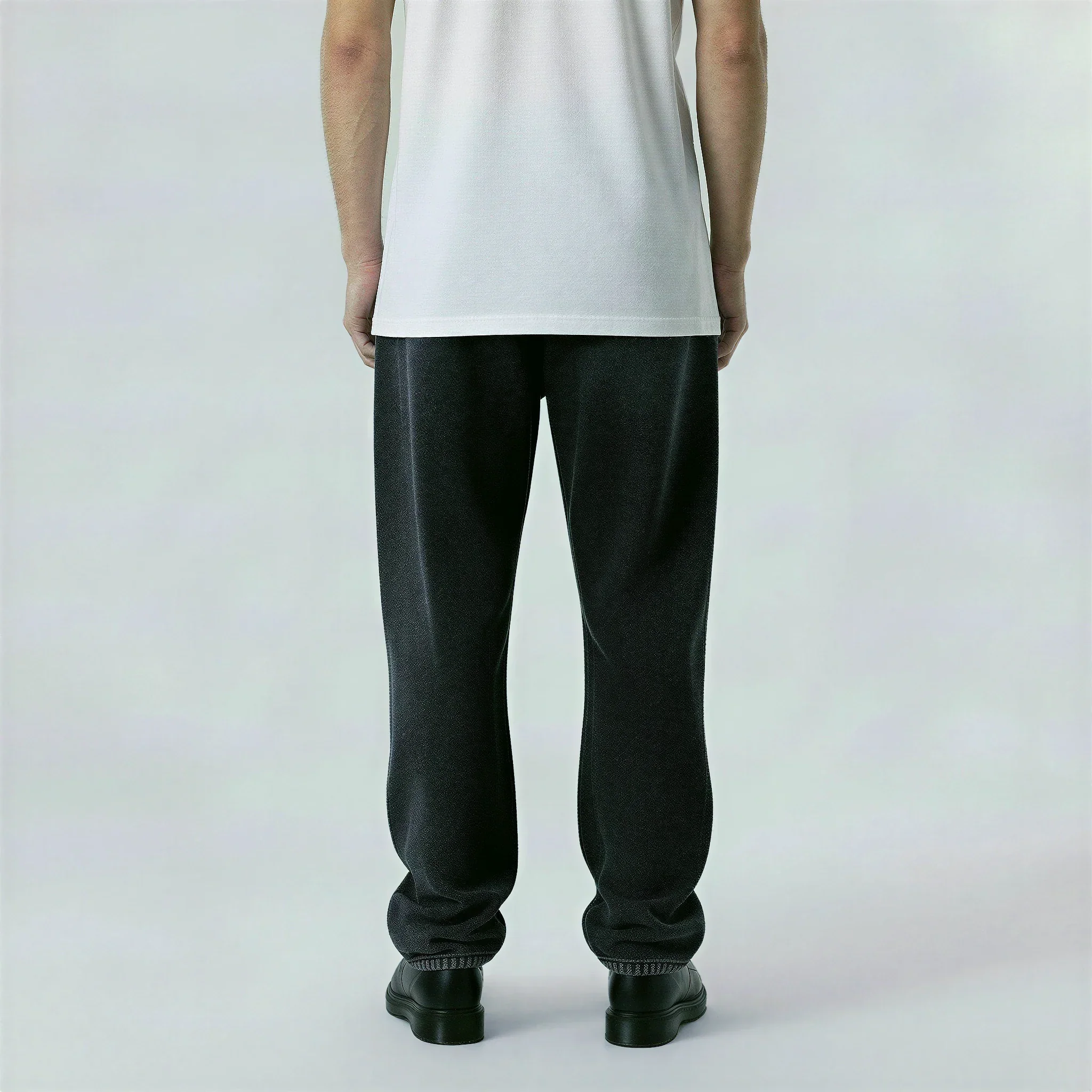 Red Poppy Heart Sweatpants - Graphic - Image 2