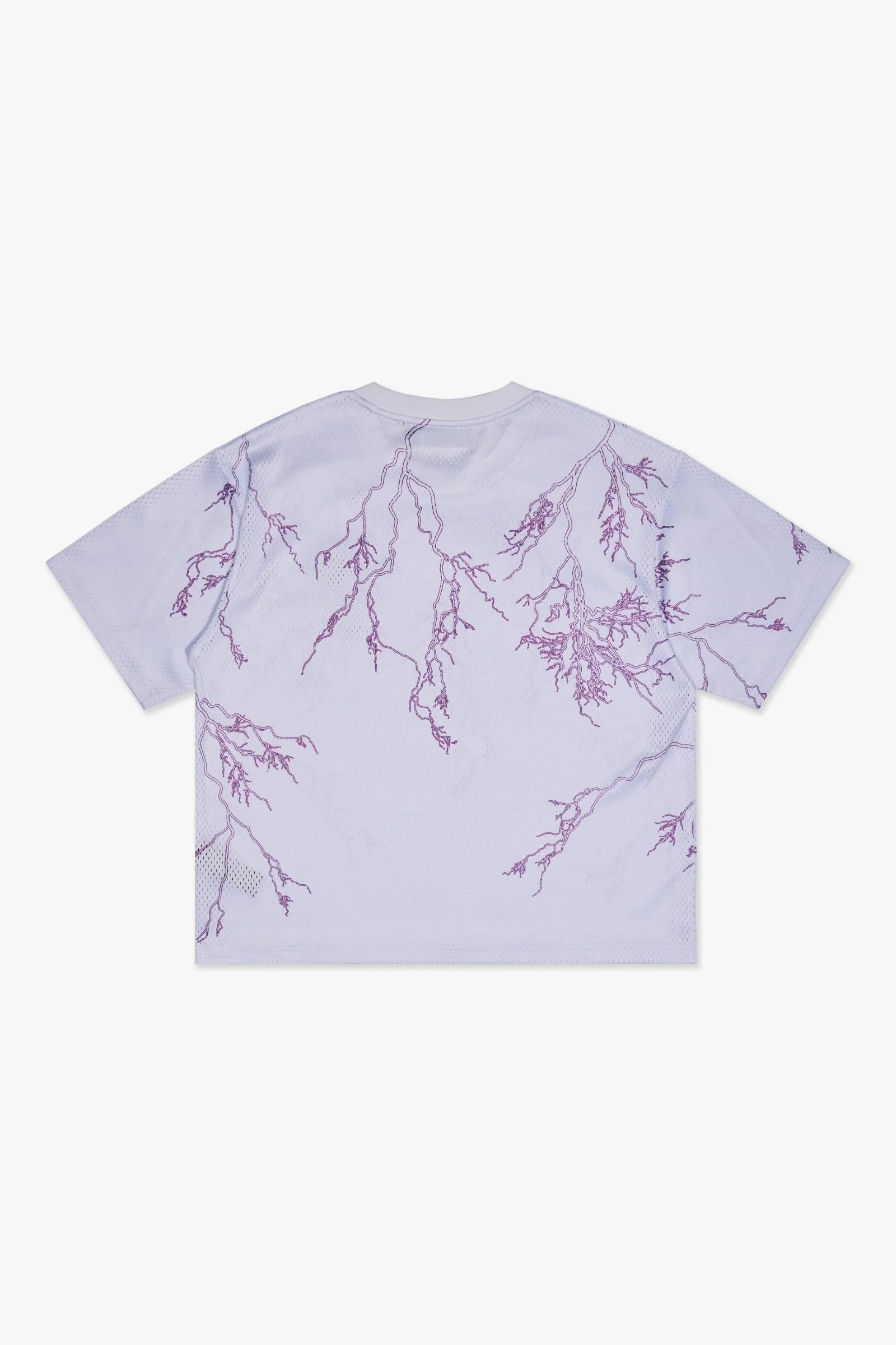 6Th Nbrhd Scrimmage T-Shirt White Purple - Image 3