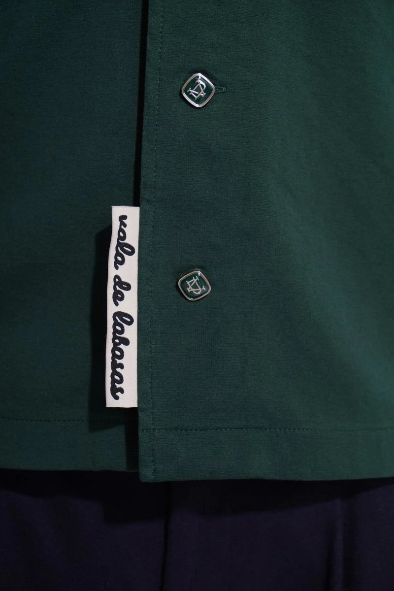 Vala De Labasas Scuro Button Down Jacket Green - Image 11