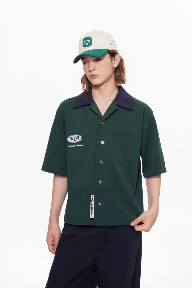 Vala De Labasas Scuro Button Down Jacket Green - Image 9