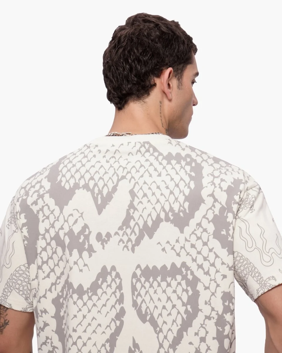 Valabasas Serpent T-Shirt - Graphic White - Image 4
