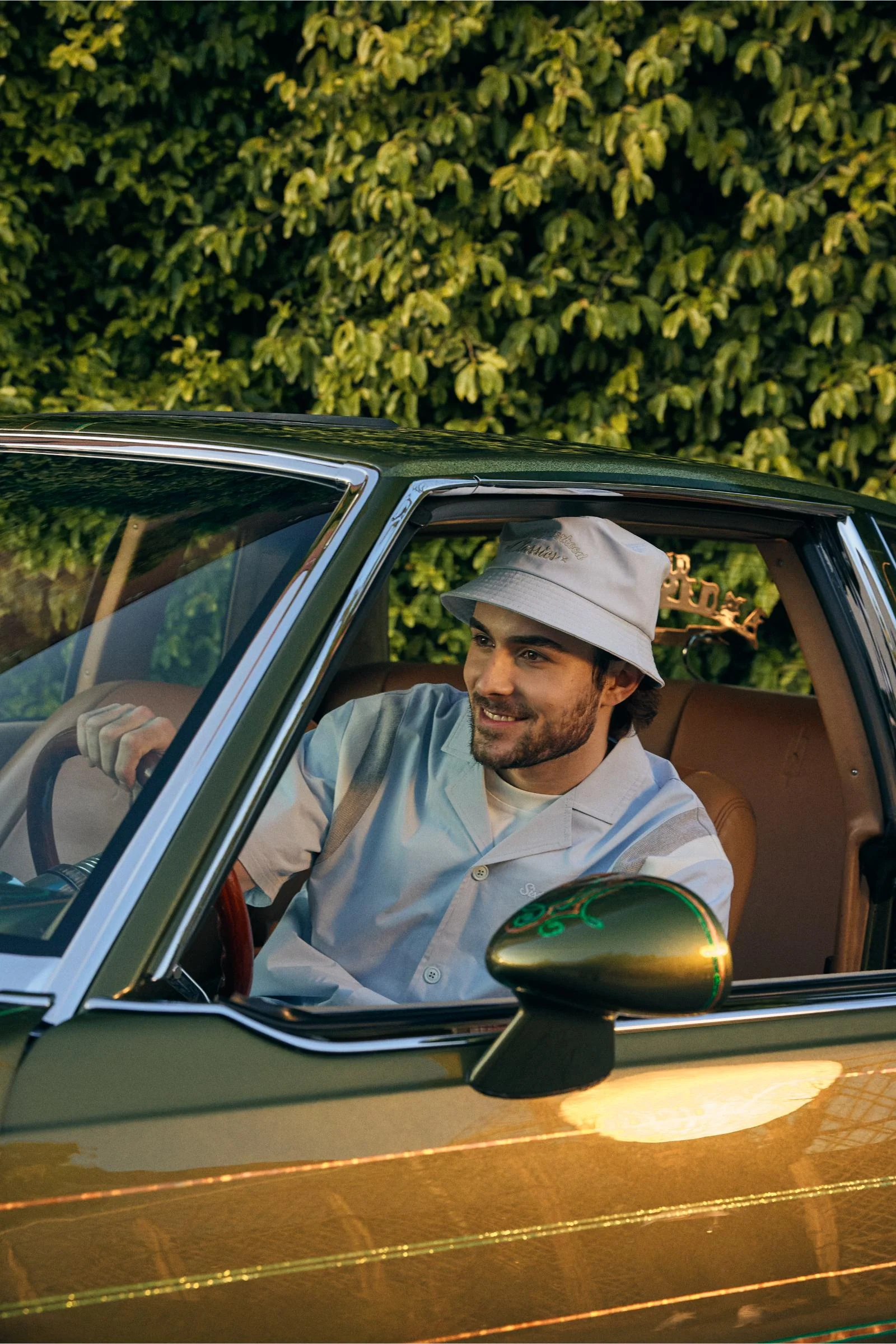 "Shade" Bucket Hat Light Blue - Image 4