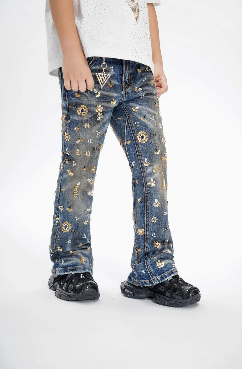 Valabasas Kids Jeans Dark Vintage Blue - Image 5