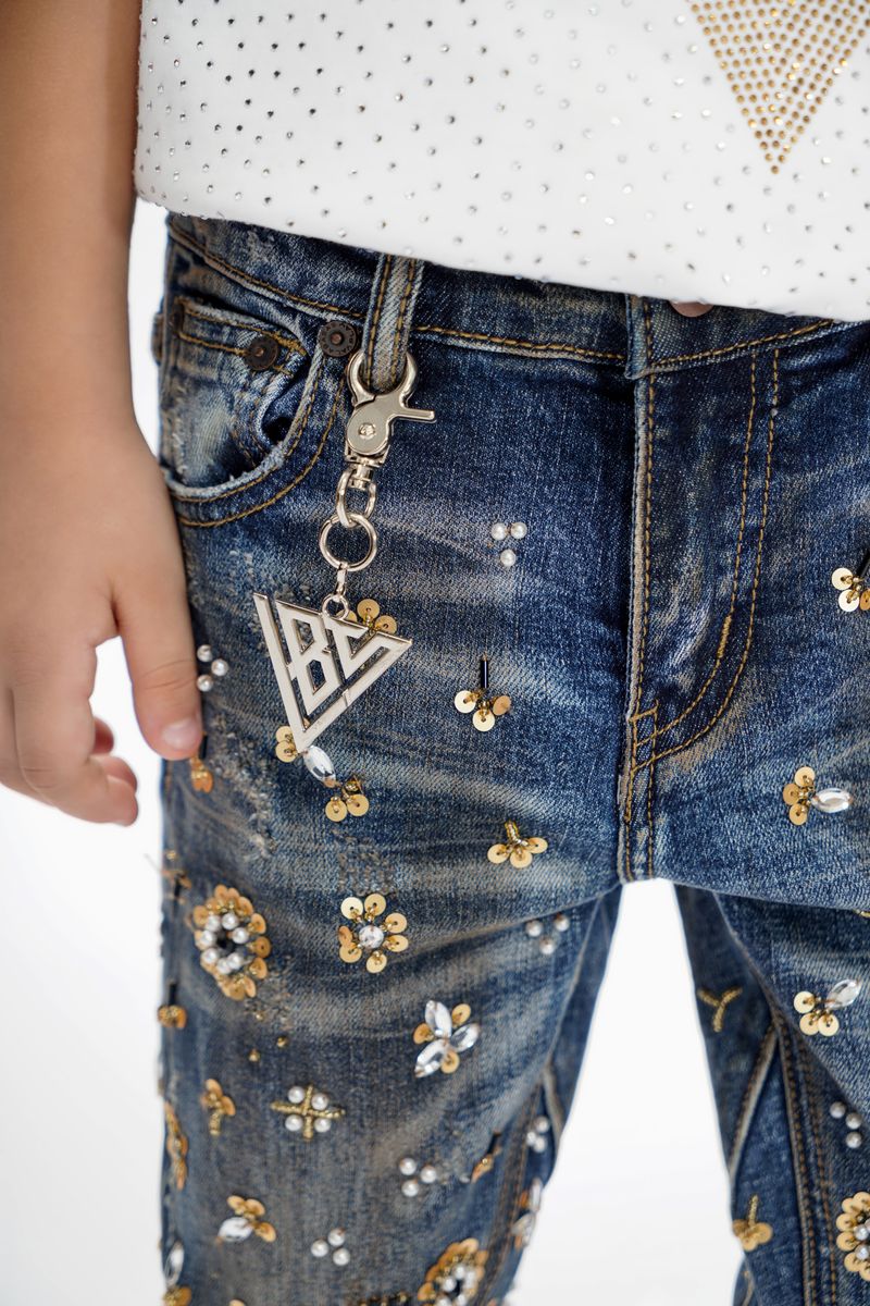 Valabasas Kids Jeans Dark Vintage Blue - Image 7