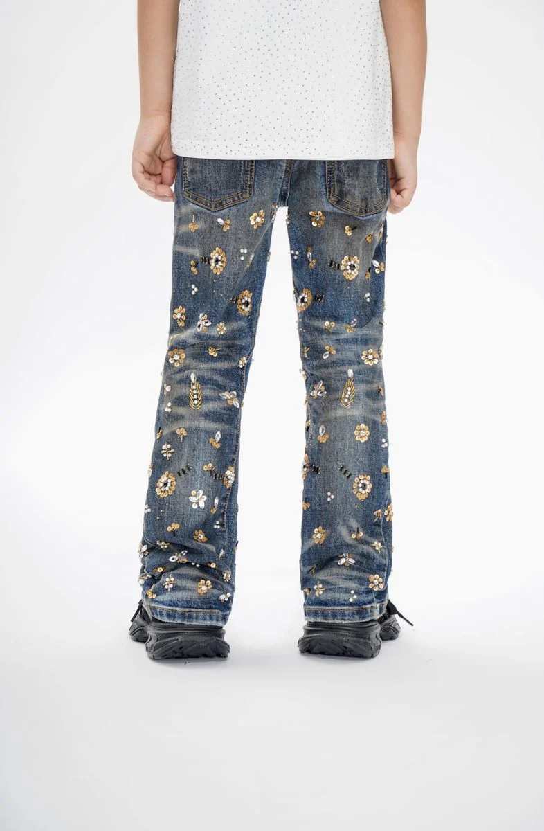 Valabasas Kids Jeans Dark Vintage Blue - Image 8