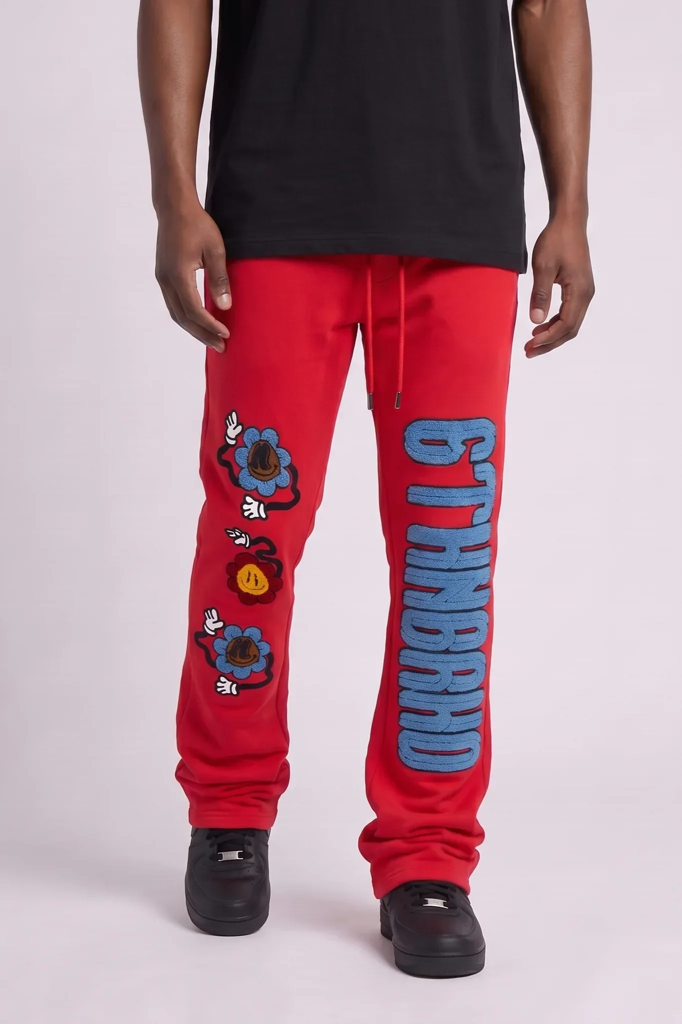 6Th Nbrhd Simply Living Sweatpants Infared Red - Image 2