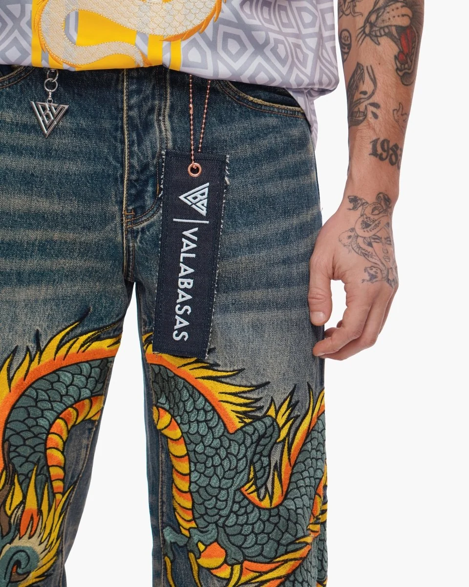 Valabasas Sky Serpent Jeans - Vintage Wash - Image 3