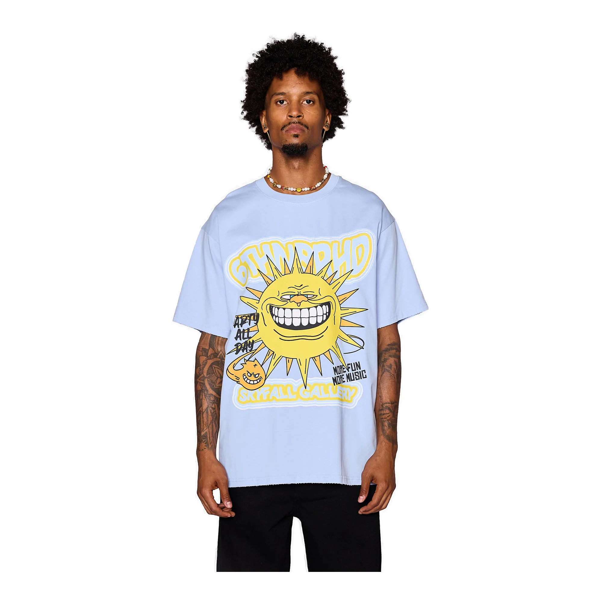 6Th Nbrhd Skyfall Men's T-Shirt Sky