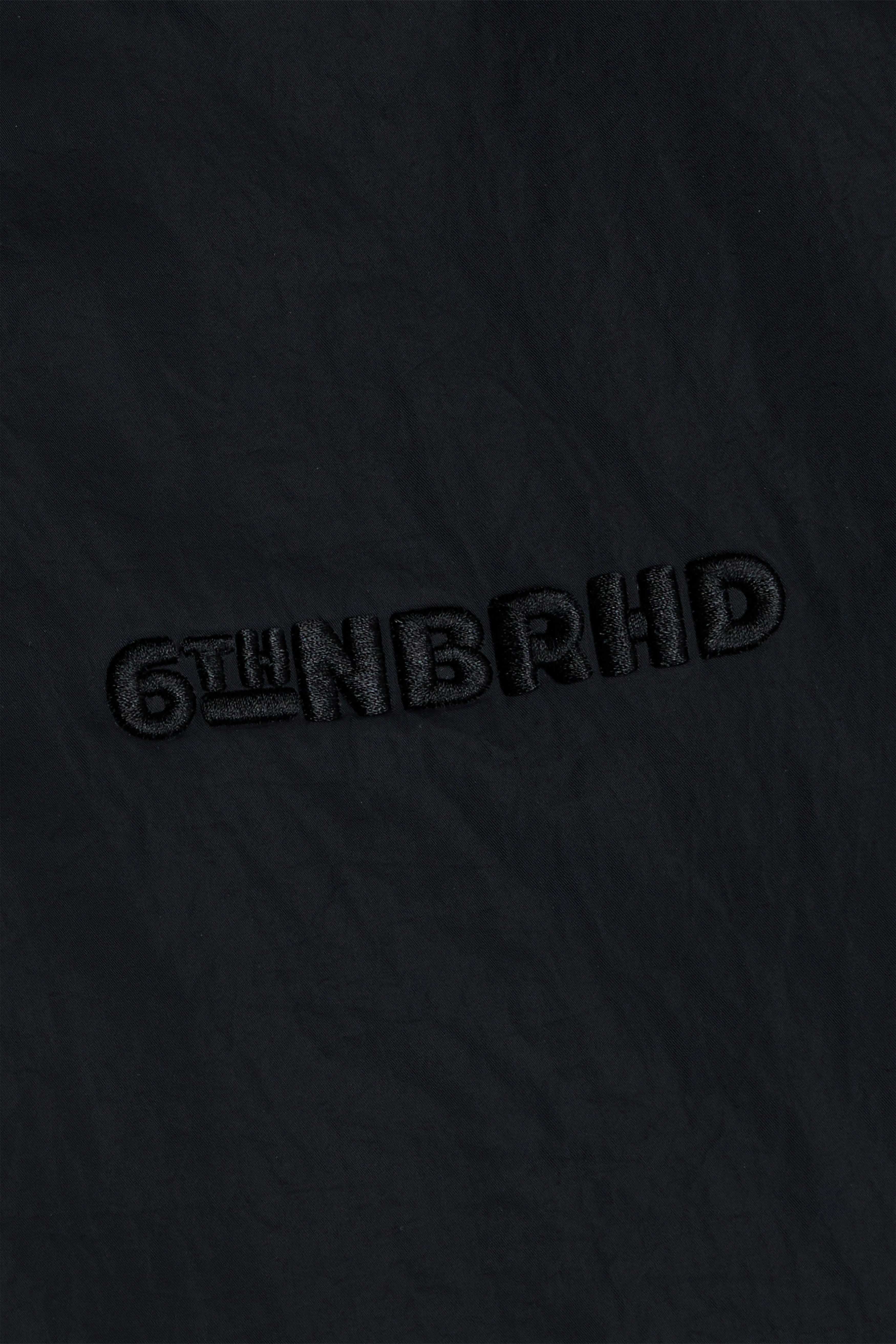 6TH NBRHD Sleek Nylon Jacket Black - Image 5