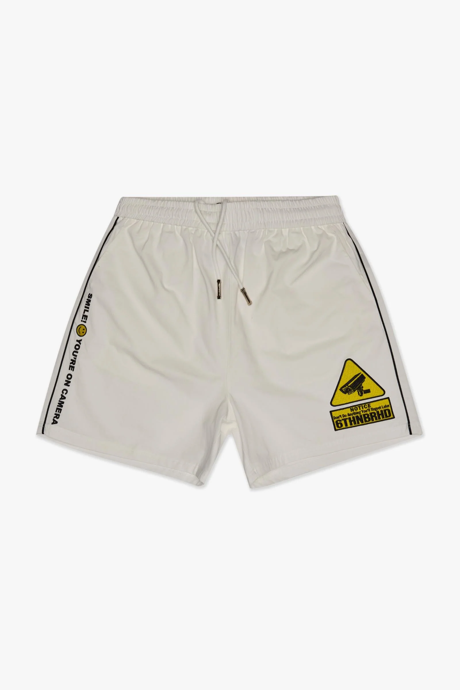 6Th Nbrhd Smile Bowling Shorts - White - Image 2