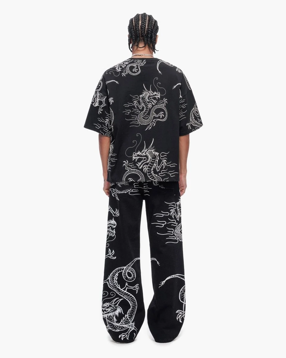 Valabasas Dragon Jeans - Baggy Fit Jet Black - Image 10