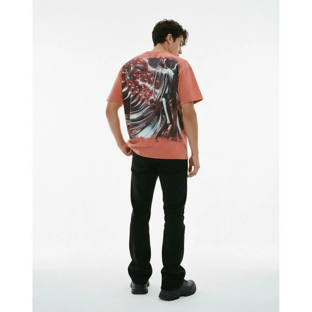 Stray Angel T-Shirt - Brick - Image 5