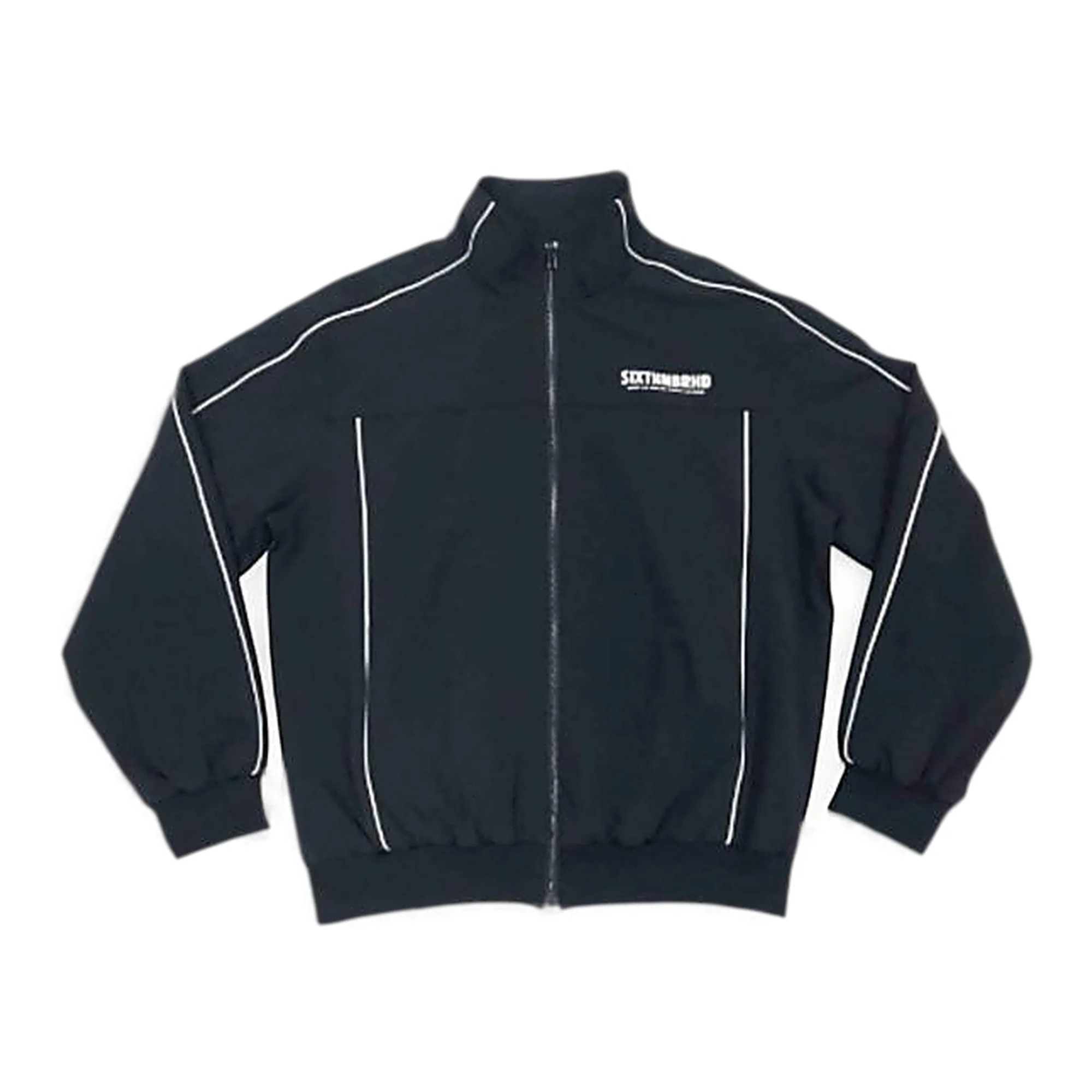 6th Nbrhd Status Jacket - Contrast Piping Black