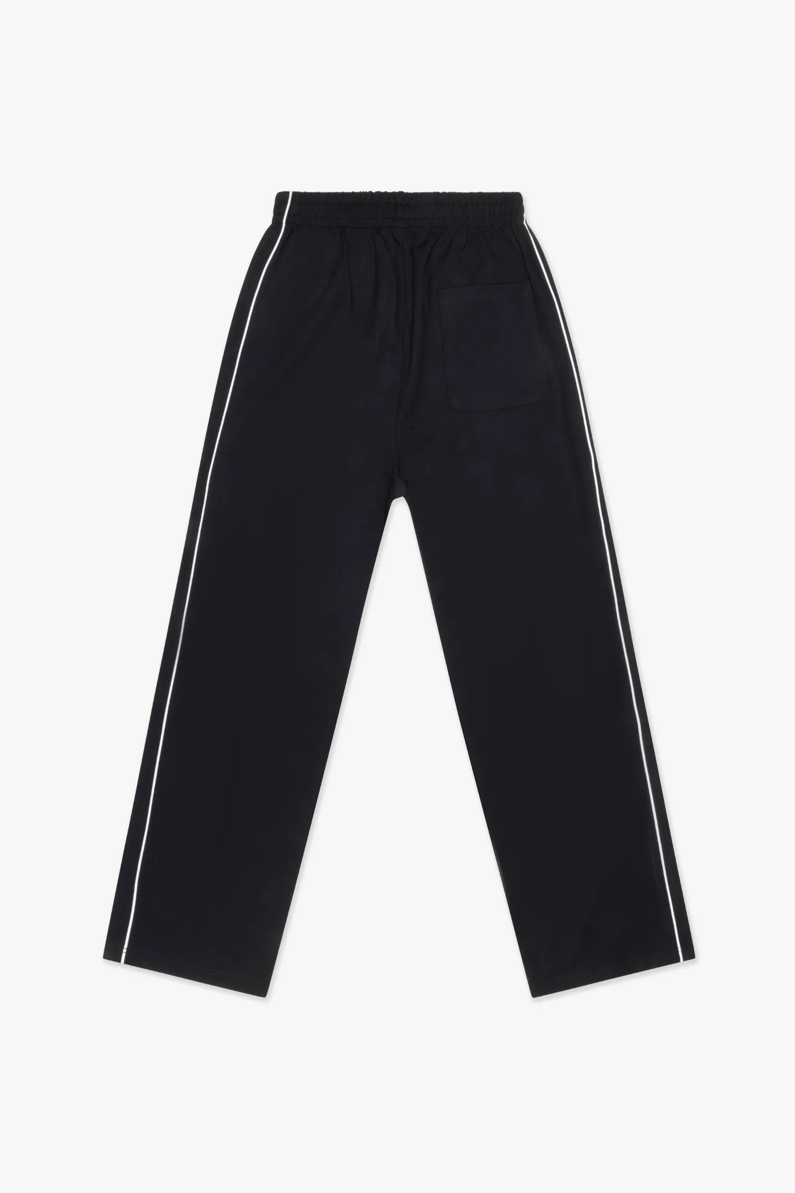 Silnt Chptrs Side Stripe Track Pants - Straight Leg Black - Image 5