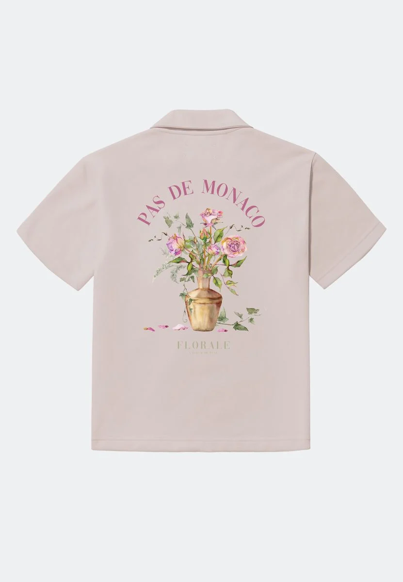 Pas De Monaco Florale Shirt - Graphic Slightly Pink - Image 2