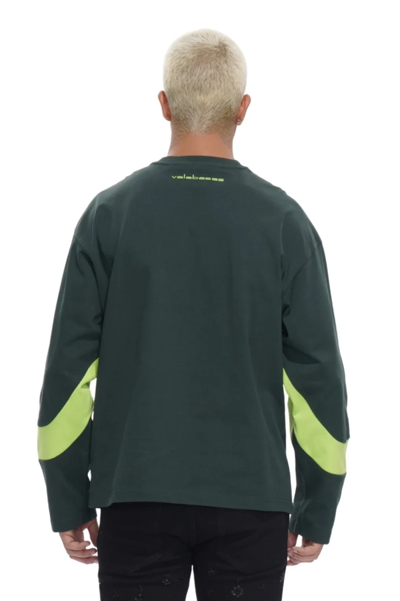 Valabasas System Crew Neck Sweatshirt Green - Image 3