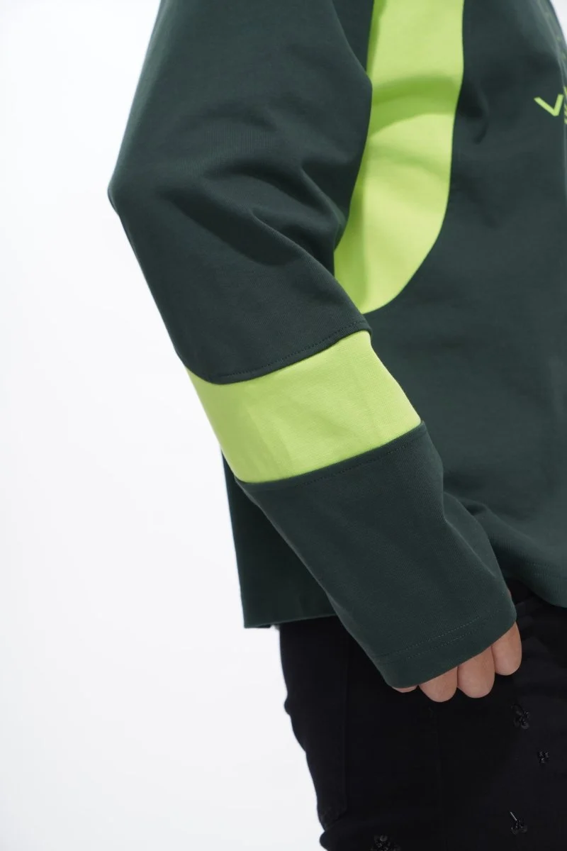 Valabasas System Crew Neck Sweatshirt Green - Image 6