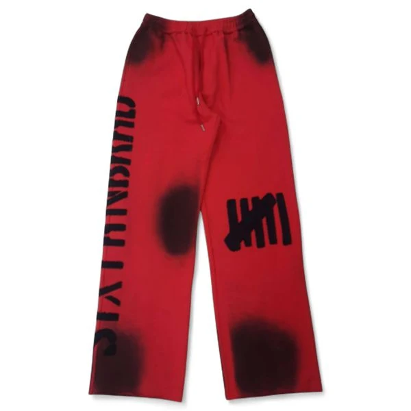 6th Nbrhd Tally Sweatpants - Distressed Red - Image 2