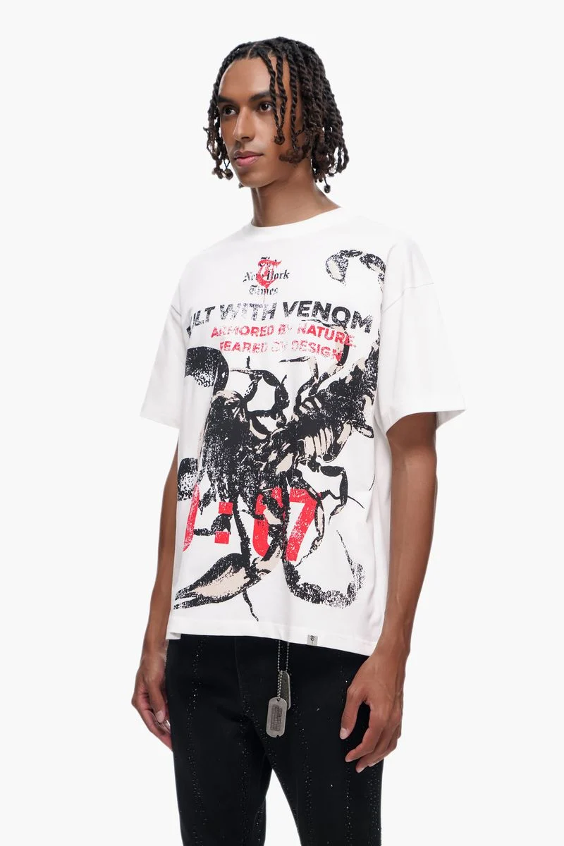 Trnchs Built In Venom T-Shirt White - Image 4
