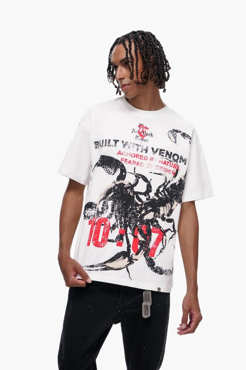 Trnchs Built In Venom T-Shirt White - Image 6