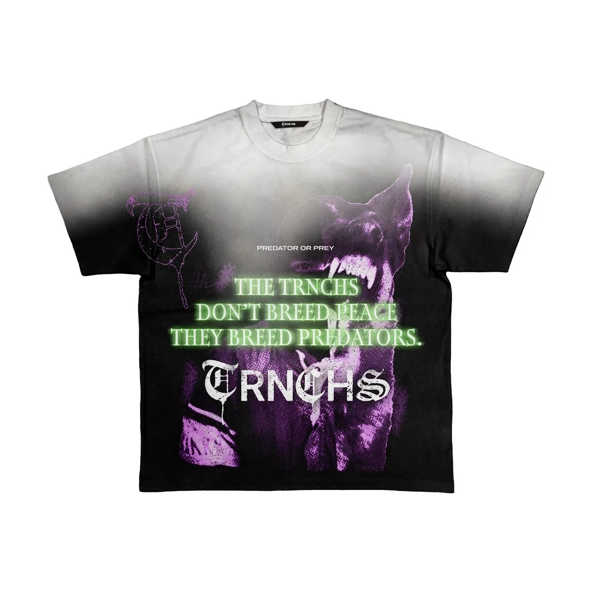 Trnchs Predators T-Shirt - Graphic Black - Image 2