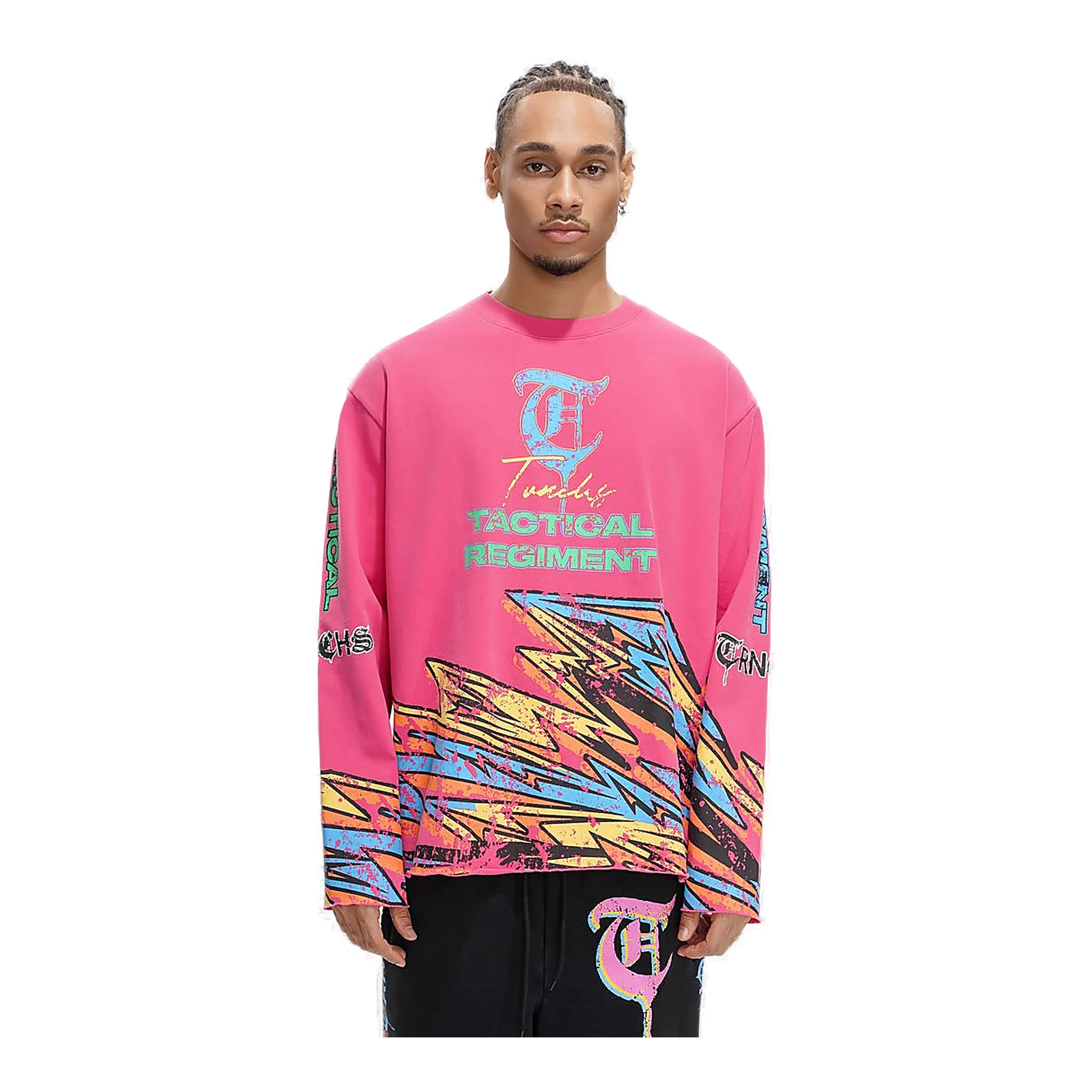 Trnchs Chaos Shirt - Oversized Pink