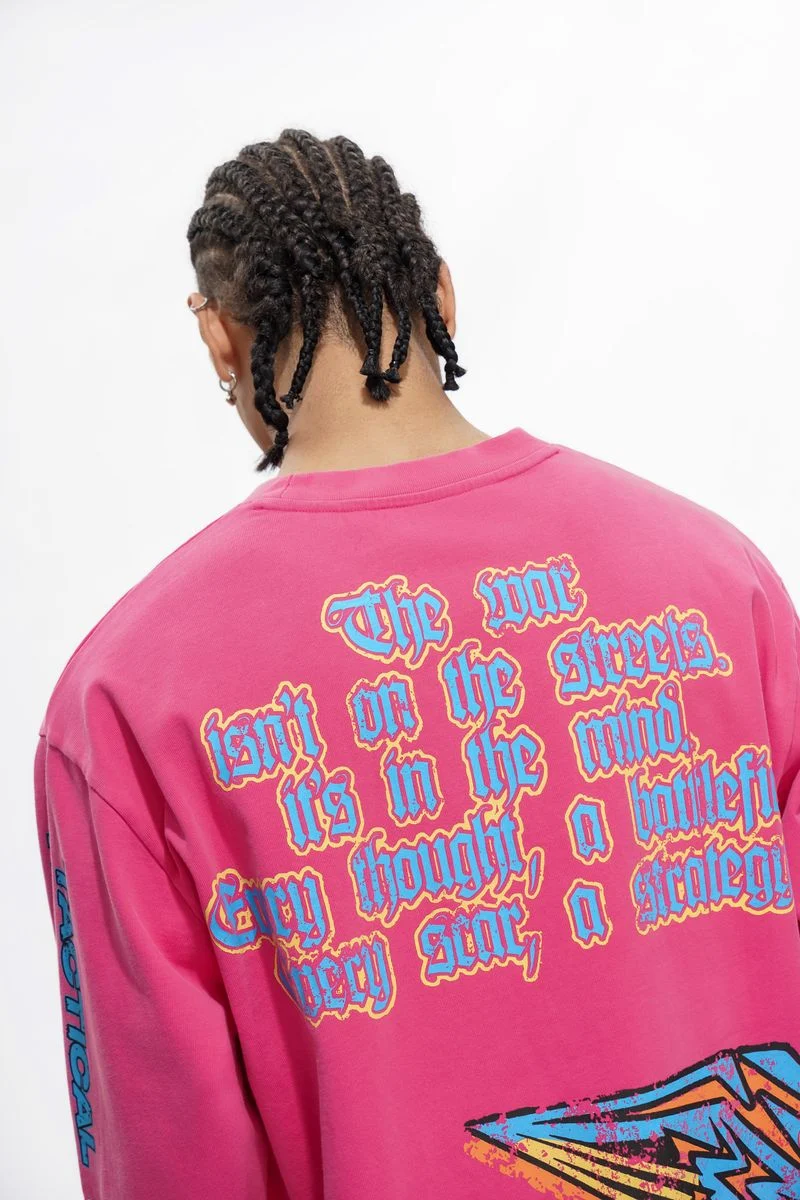 Trnchs Chaos Shirt - Oversized Pink - Image 4