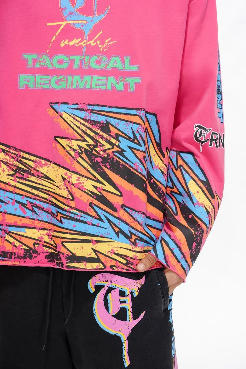 Trnchs Chaos Shirt - Oversized Pink - Image 6