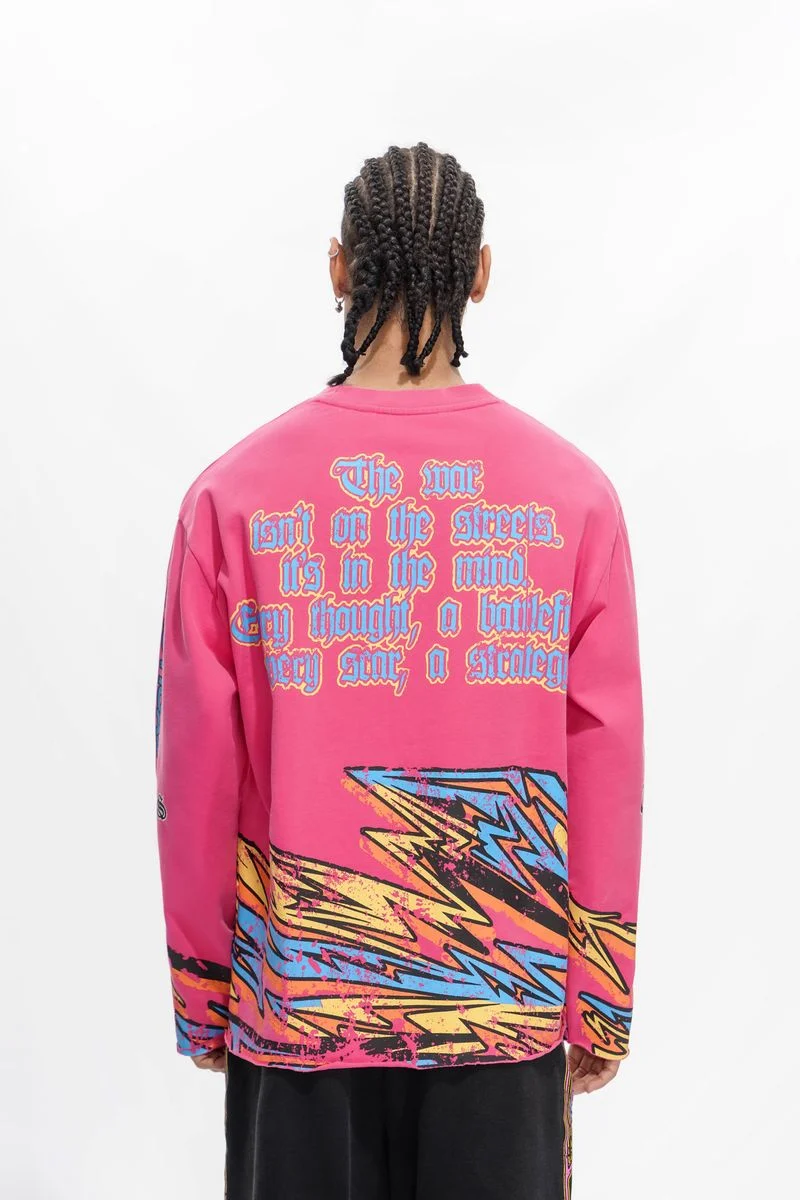 Trnchs Chaos Shirt - Oversized Pink - Image 7