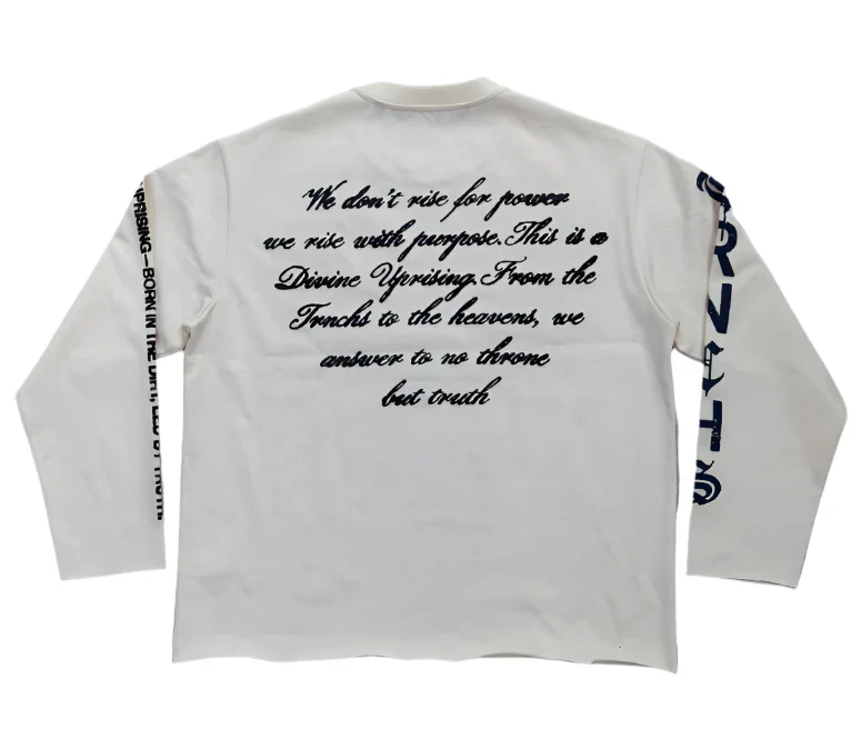 Trnchs Divine Uprising Men's T-Shirt White - Image 3