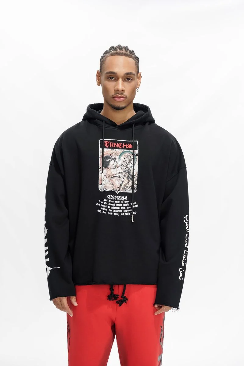 Trnchs Militant Gothic Hoodie Black - Image 2